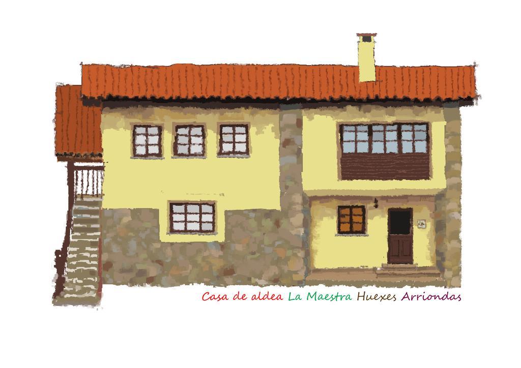 Casa y Apartamentos La Maestra Arriondas Bagian luar foto